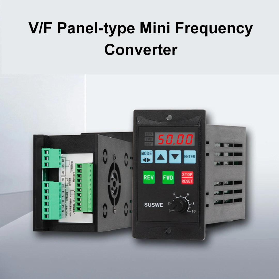 Panel type speed regulator single-phase 220V three-phase T13 three-phase motor v