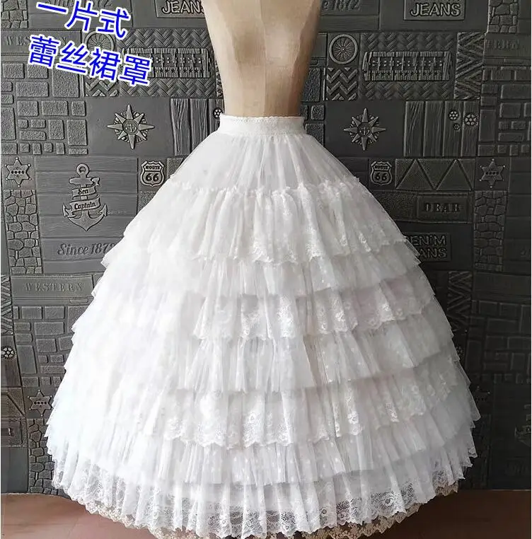 Lolita Lace Skirt Princess Extended Petticoat Hold Stage