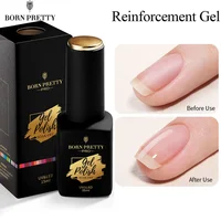 BORN PRETTY Pro 15ml Reinforcement Gel Nail Polish Self Leveling Nail Strengthen Base Top Coat Soak Off Nail Art Function Gel 1