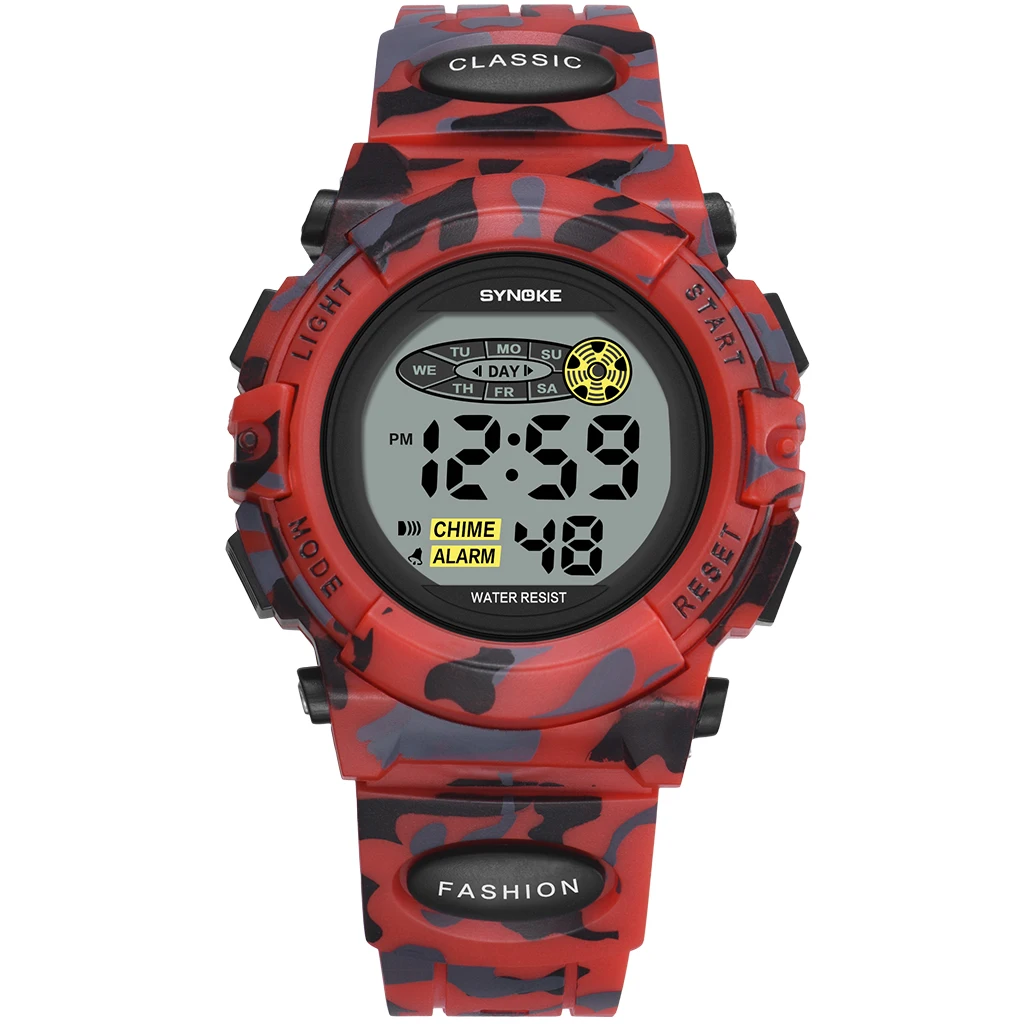 Kids' Waterproof LED Luminous Digital Watch