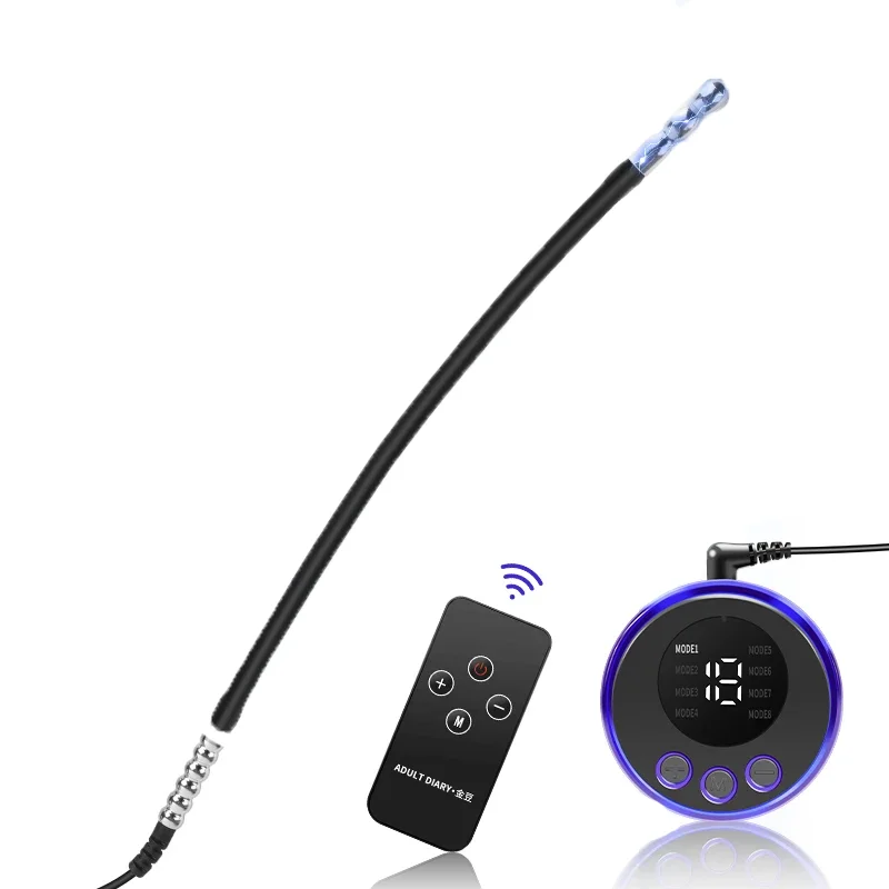 Estimulación Eléctrica Con Sonido Uretral, Dilatador Con Enchufe Macho De Metal, Masturbación De Choque, Masaje De Próstata, Var_voghion.com