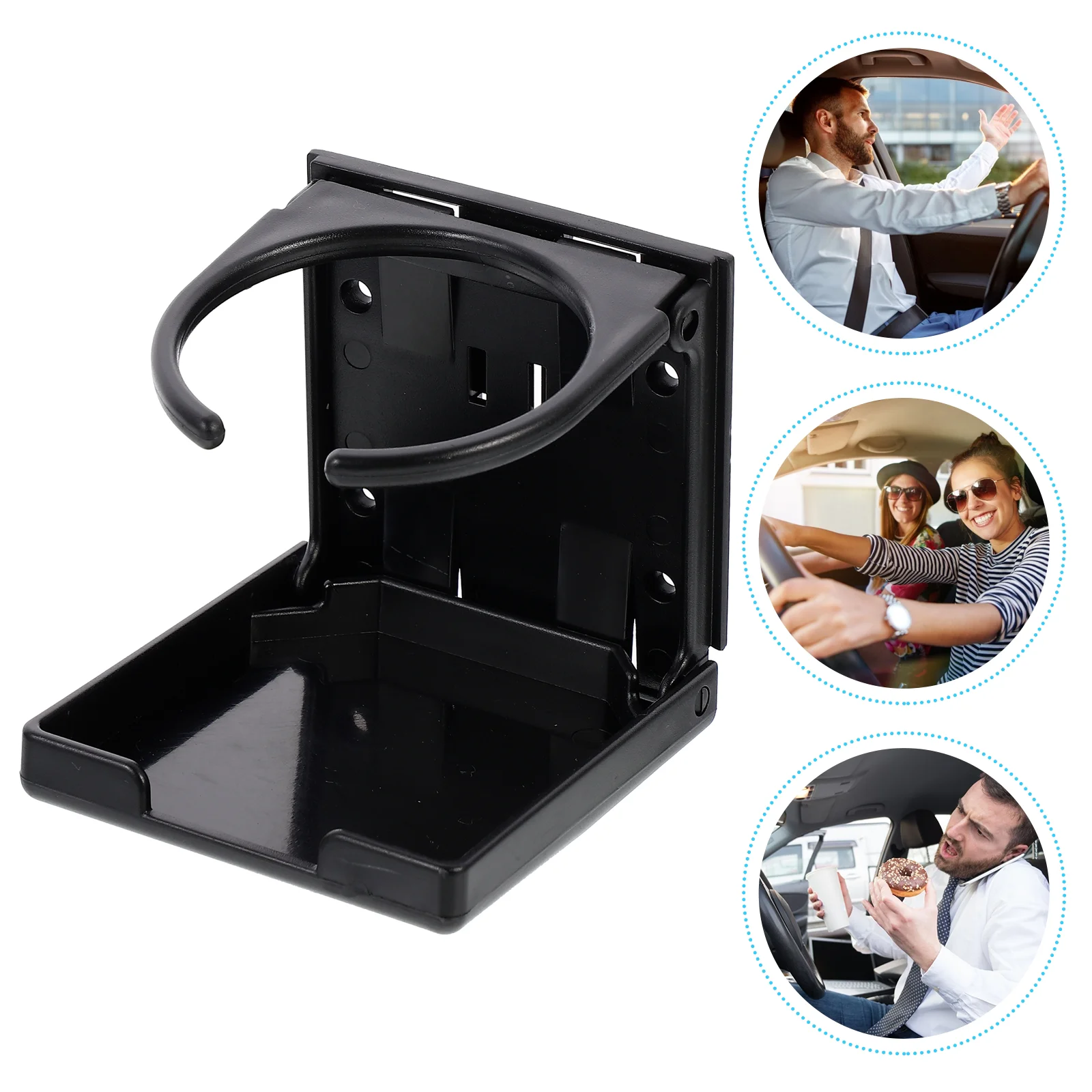 

Water Cup Holder Car Stand Holders Accessory Folding Drink Accessories Abs