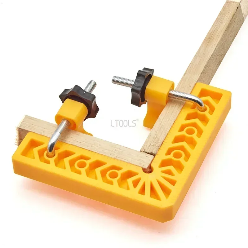 4pcs 90 Degree L-type Auxiliary Fixture Splicing Board Positioning Panel Plastic Fixed Clip Carpenter Square Woodworking Ruler