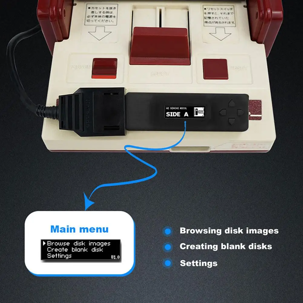 

Эмулятор дисковых приводов с Oled дисплеем, эмулятор карт Microsd Fdskey для Av консоли, игровых аксессуаров S8o0