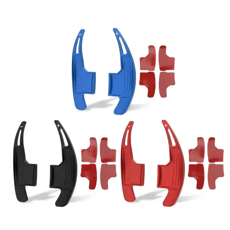 1 Pair Aluminum Alloy Car Steering Wheel Shift Paddle Shifter Extension