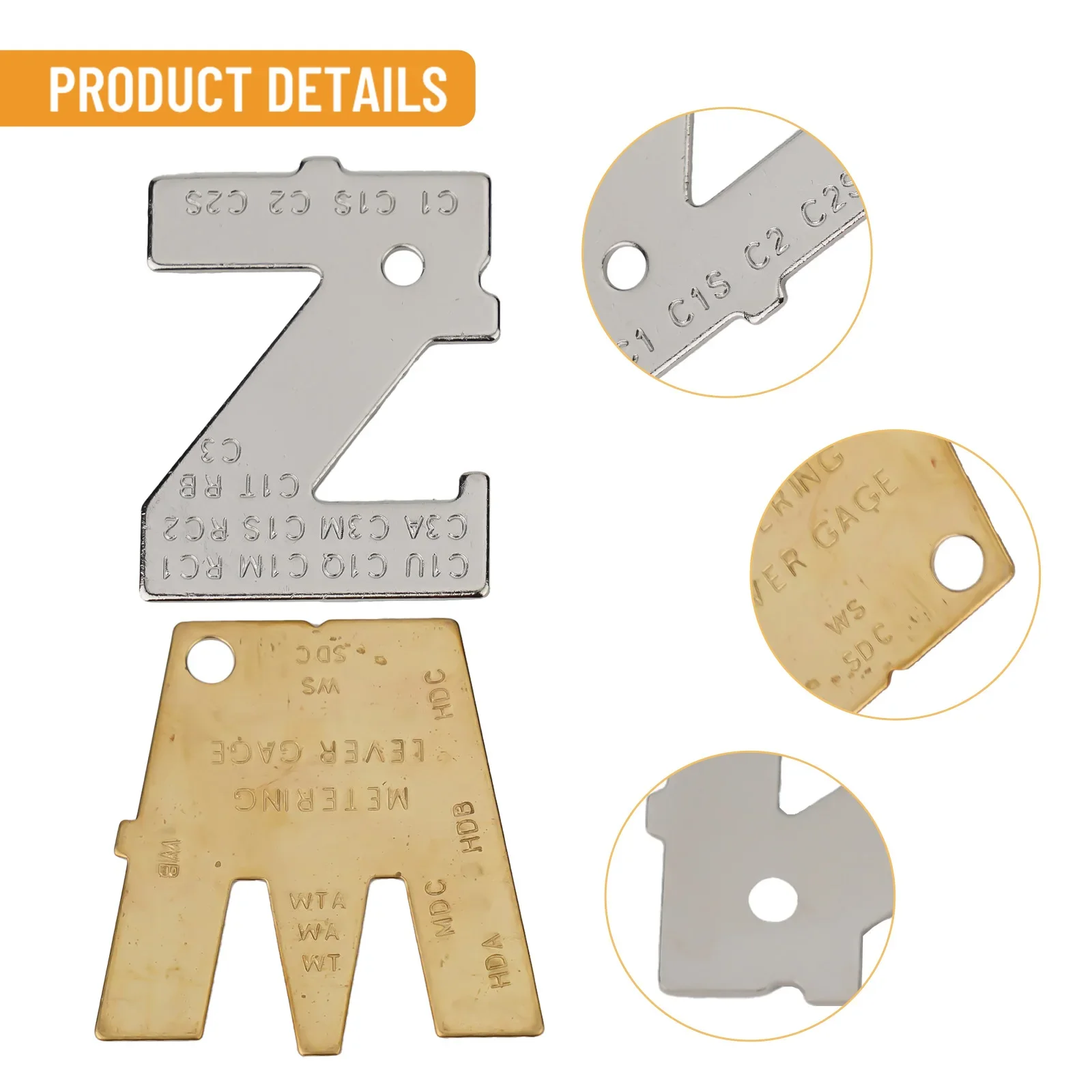 Zama 500-13-1 ZT-1 C1, C1S, C2, C2S 기화기, 정원 전원 장비 액세서리, 계량 레버 도구, 2 개