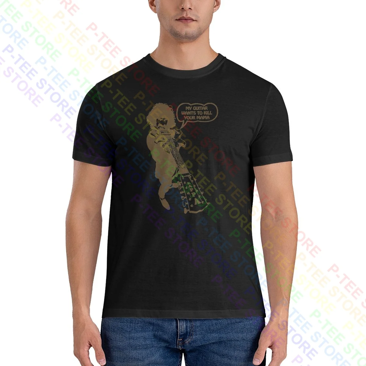 Frank Zappa Kill Your Mama Con Licenza Rock N Roll Music Heather Shirt T-Shirt Best Natural Tee