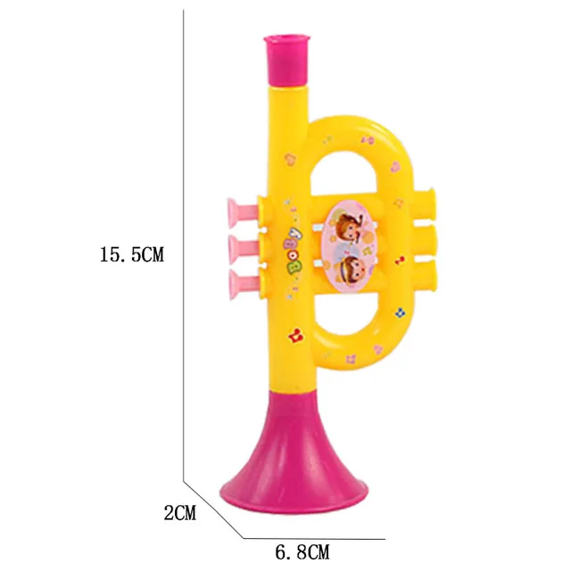 1Pc Random Color Baby Music Toys Early Education Toy Colorful Baby Music Toys Trumpet Musical Instruments For Kids Children Gift 5