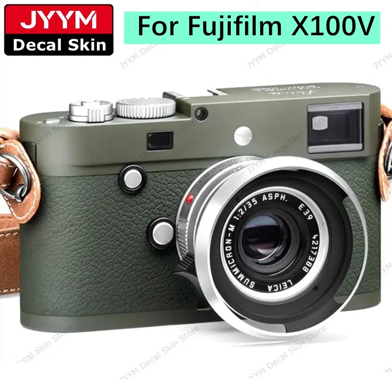 카메라 스티커Fujifilm X100V용 데칼 스킨 비닐 랩 필름 FUJI X100 V용 긁힘 방지 보호 코트