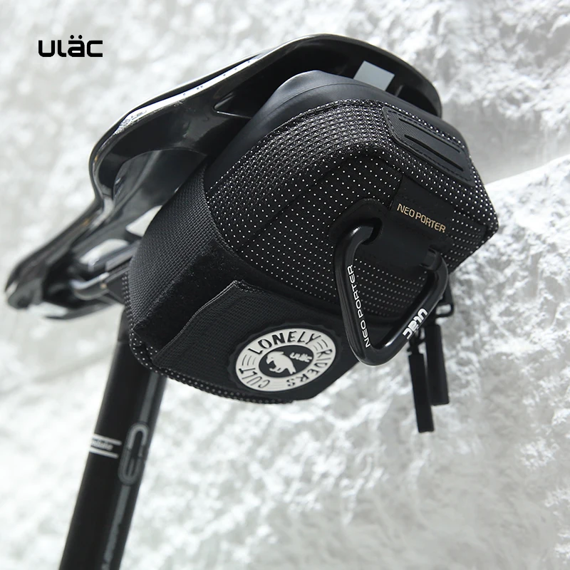 ULAC Mini Portable Bicycle Saddle Bag 0.5L Waterproof Tail