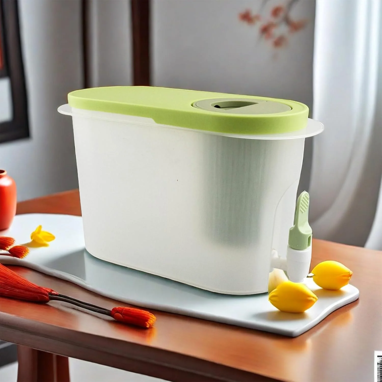 : ربع جالون صانع قهوة باردة مع فلتر شبكي ناعم من ا...