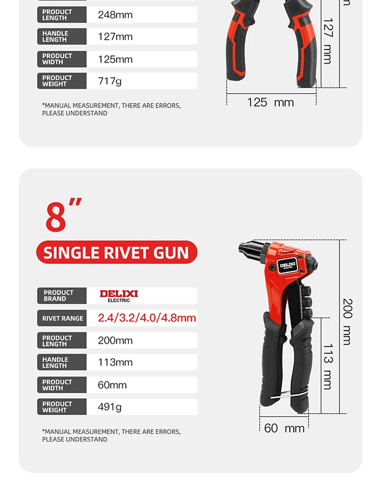DELIXI ELECTRIC Rivet Gun Image 10
