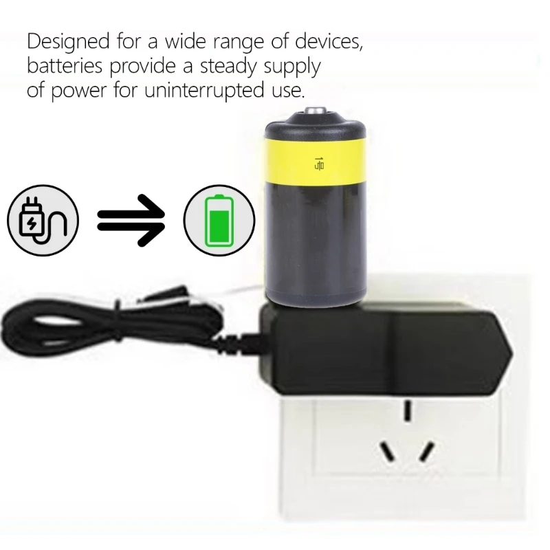 

D Cell Replace 1.5V D Cell Power Supply Adapters for Water Heaters 230cm/130cm Cord Dropship