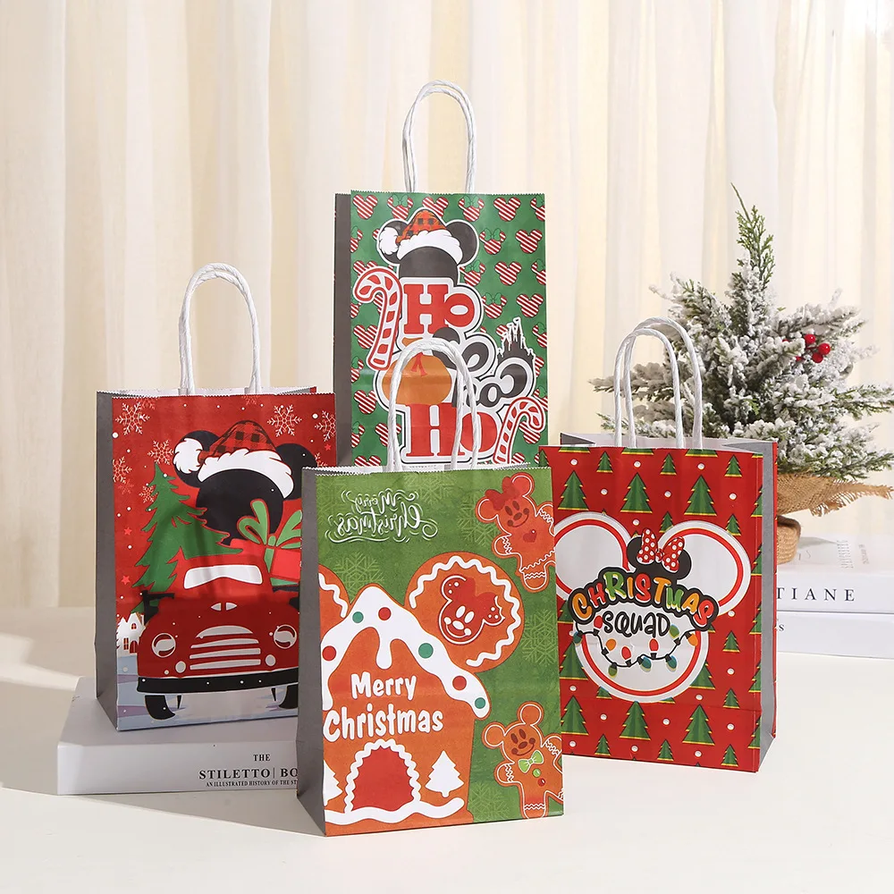 BOFUNX 24 Scatoline Regalo Di Natale – Kit Con Adesivi E Spago, Cofanetti In Carta Kraft Per Caramelle E Piccoli Doni - 2