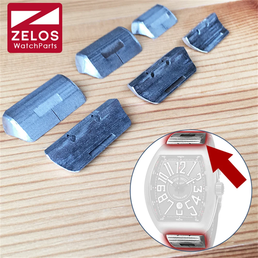 Inserti Per Cinturini Per Orologi All'Interno Per Fm Franck Muller Collezione Uomo Vanguard V45 V41 V32 Cinturino In Pelle Per Orologio