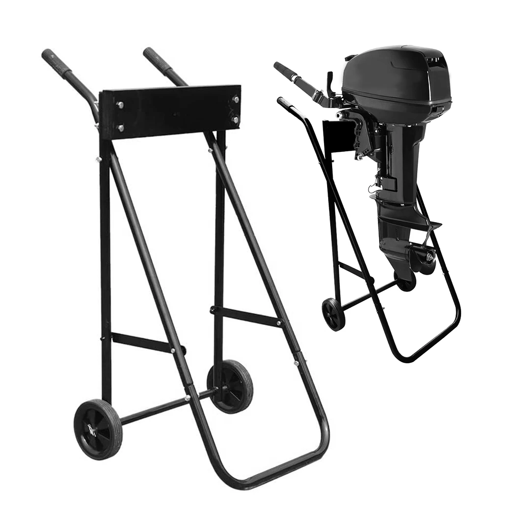 

Outboard Boat Motor Stand Heavy Duty Outboard Engine Carrier Cart Dolly Storage With 2 Wheels Engine Carrier Cart Dolly