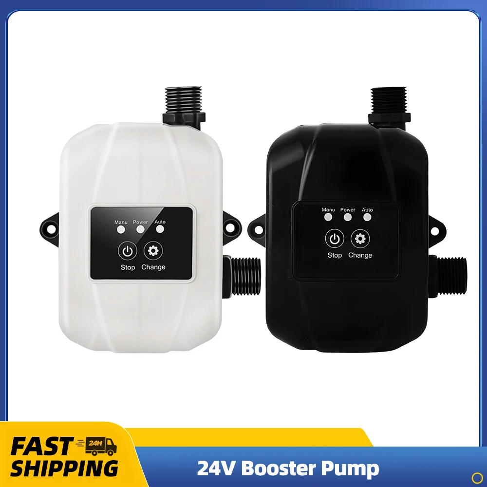 24V ความดัน Booster Pump สําหรับ Home ฝักบัวอัตโนมัติเงียบน้ําหมุนเวียนปั๊ม 150W Max Lift 92ft สําหรับ Sprinklers 1
