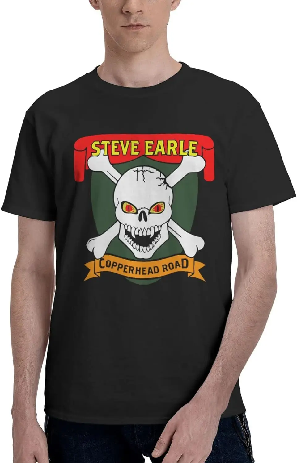 

Футболка мужская с круглым вырезом и коротким рукавом