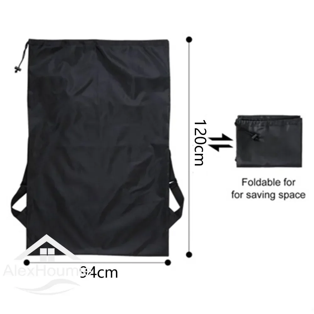 Black Blue Extra Large Laundry Bag Sack With Drawstring Dirty Clothes Storage Bag Quilt Toy Organizer Hotel Bathroom Supplies 6
