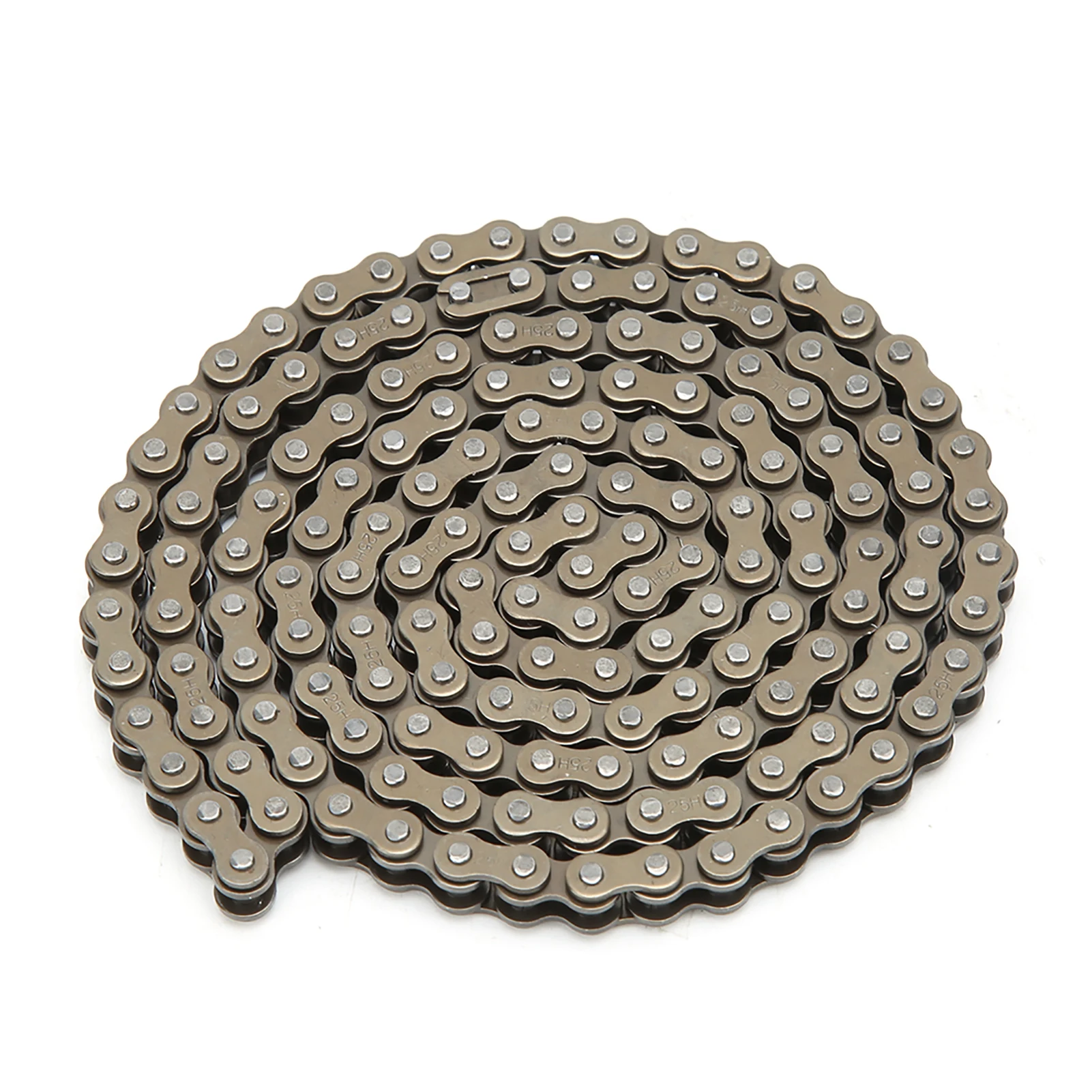 Stainless Steel 25H Chain with 158 Links for Pocket Bikes and Mini ATV Scooters