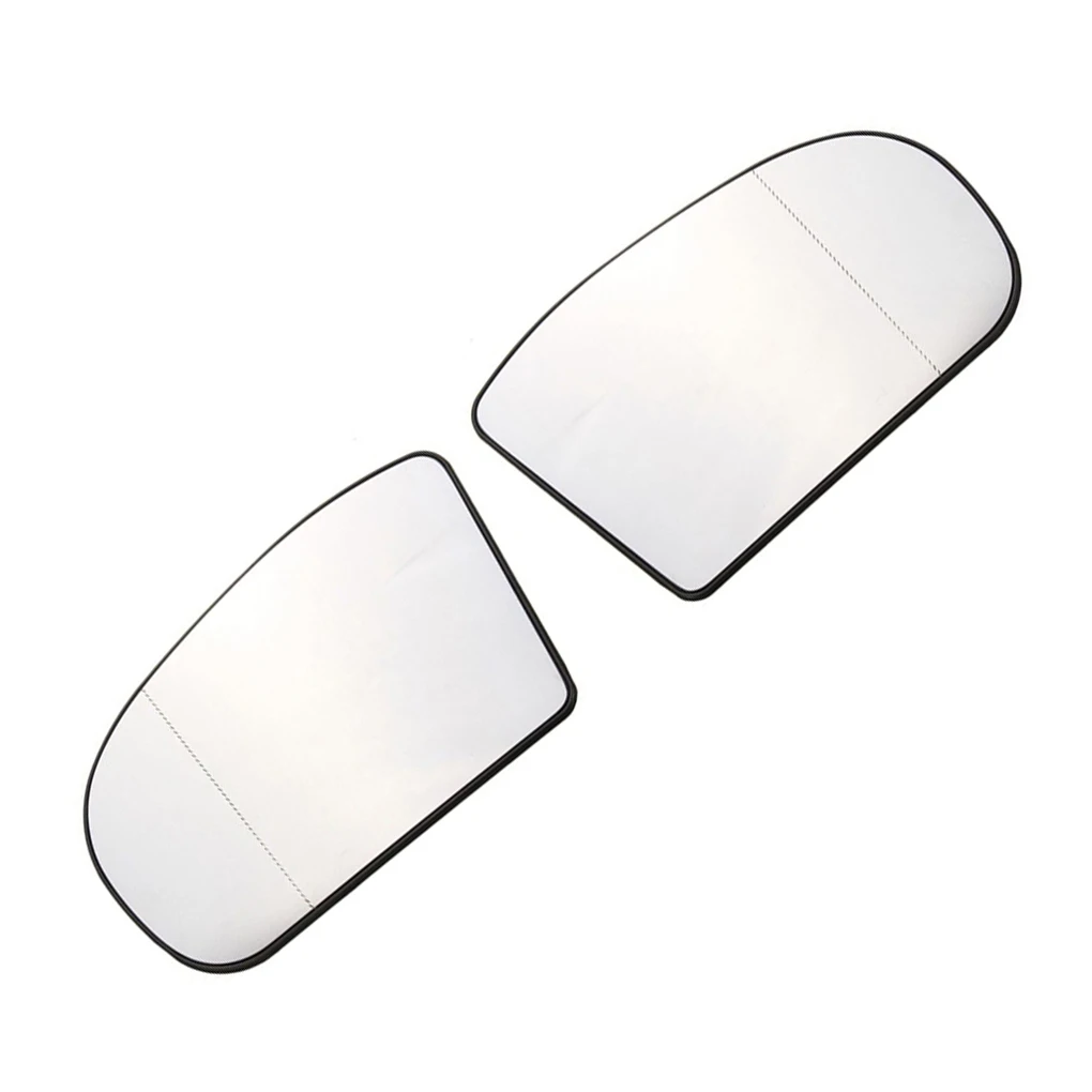 

1 Pair Right and Left Side Rearview Mirror Glass Len Replacement for Mercedes Benz W203 W211 2038100121 2038101021