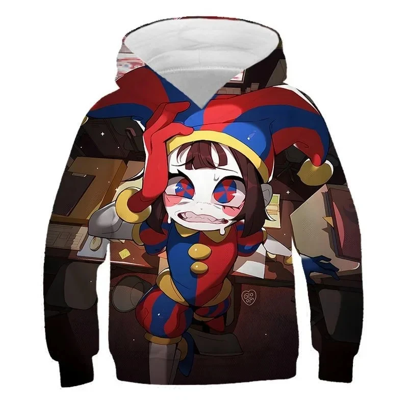 

The Amazing Digital Circus Hoodies 3D Print Streetwear Boys Girls Fashion Sweatshirts Oversized Hoodie Kids Pullovers Tracksuits