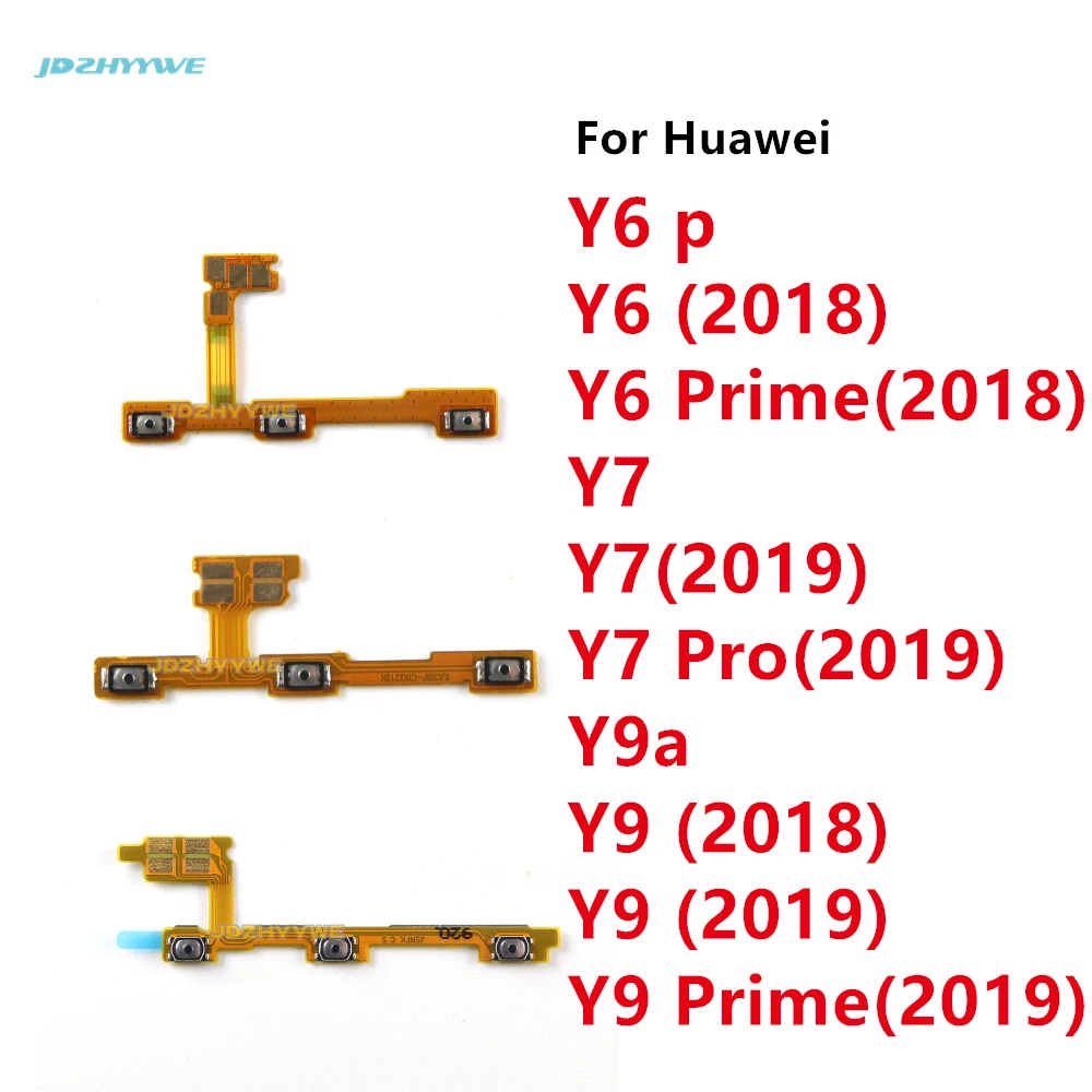 

Power On Off Button Volume Switch Key Control Flex Cable Ribbon For HuaWei Y9 Y7 Y6 Pro Prime 2017 2018 2019 Part