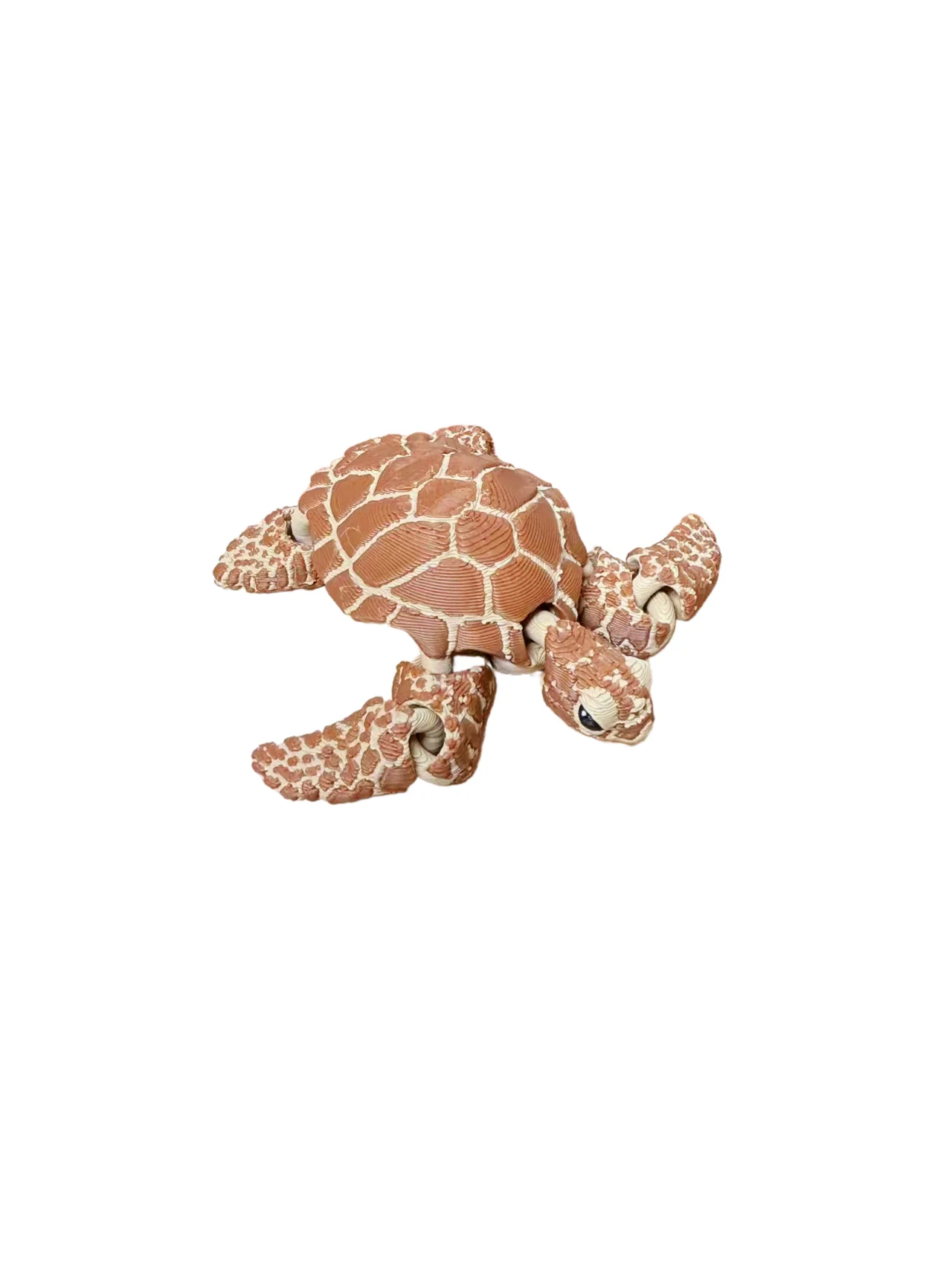 Articulated 3D Turtle Figurine - Decorative Sculpture for Home & Garden, Gift & Party Accent