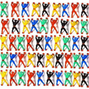 10/100Pcs Novelty Sticky Wall Climbing Climber Men Kids Boy Birthday Party Favors Supplies Pinata Fillers Treat Bag Gifts