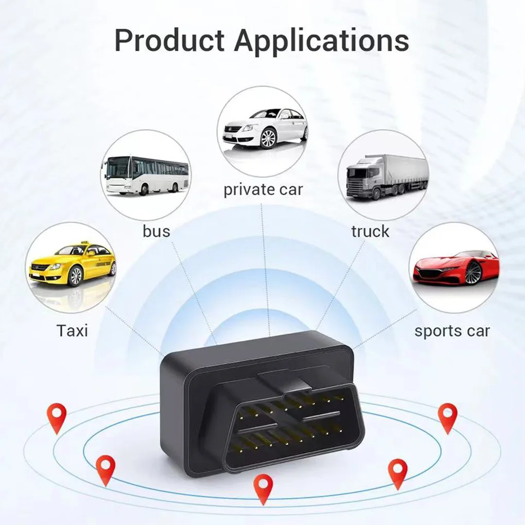 OBDII Tracker For Vehicles Car GPS Tracker 4G LTE Real Time Monitoring Device For Cars Trucks Fleets