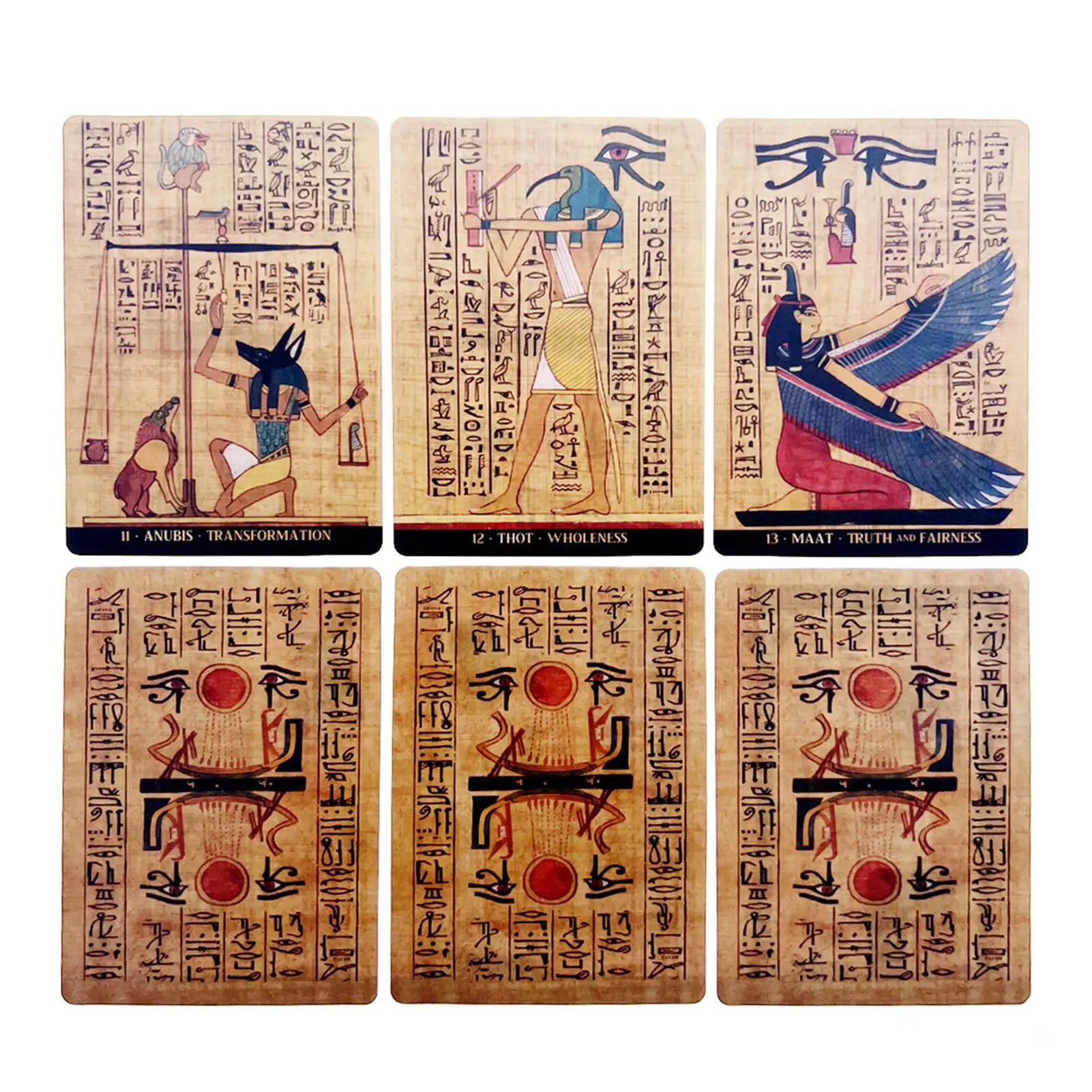 EGYPTIAN GODS ORACLE CARDS Board Game Oracle Cards Family Party English Playing Cards 4