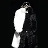 Men's Fashion Trend Personalized Imitation Fur Long Fur Coat 5