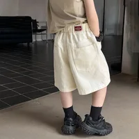 Children Clothing Kids Casual Pants 2024 Summer Boys All Match Cotton Shorts Baby Casual Simple Solid Color Kids Pants 6