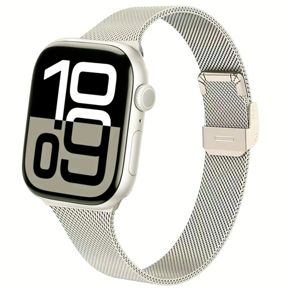 Elegant Slim Metal Milanese Watch Strap Bracelet