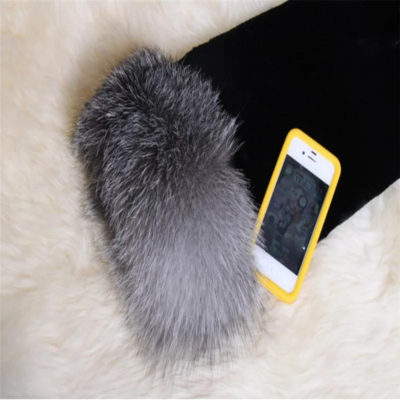 European Station Women's Faux Fur Overcoat Coat Jackets 4XL Fashion Hooded Thick Fur Large Fur Collar Winter Long section