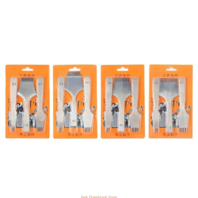 

Profession 2/5/10 Prong Leathers Craft Tool Hole Punches Lacing Stitching