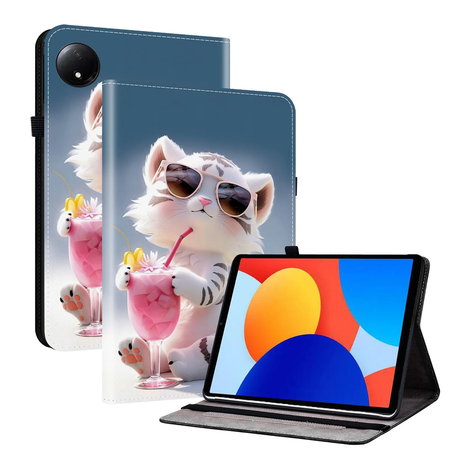 Premium PU Leather Tablet Stand Cover - Elegant and Durable Protection