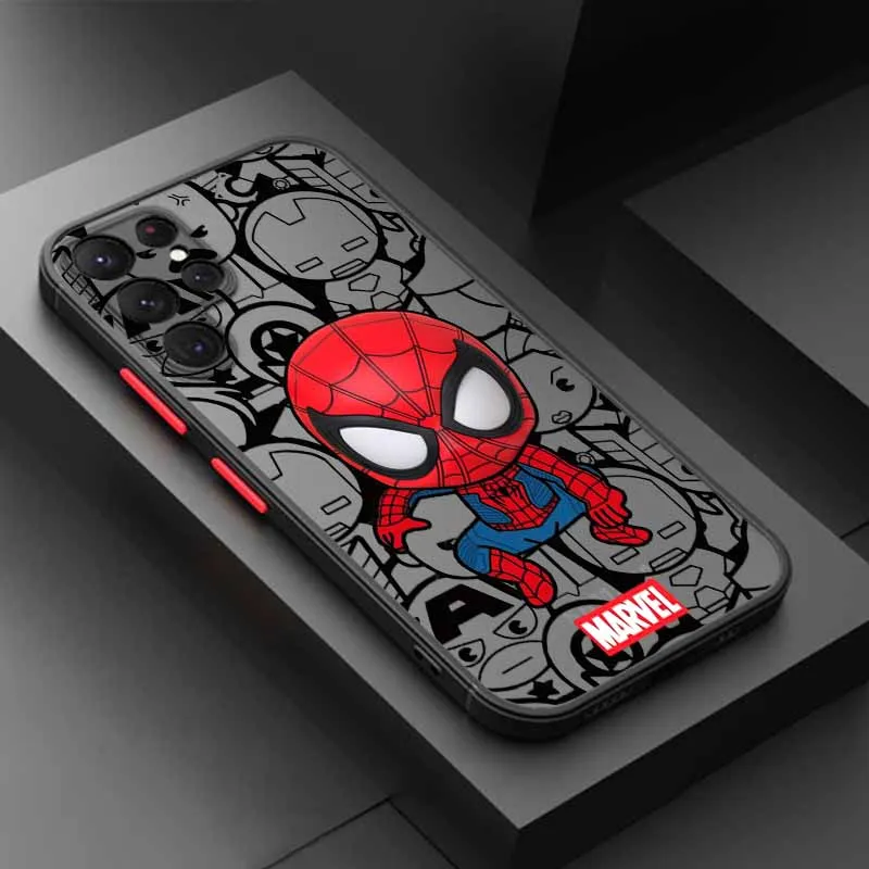 Superhero Spider-Man Frosted Translucent Phone Case