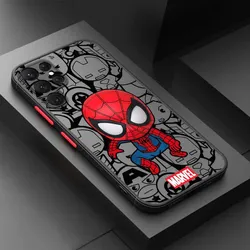 Superhero Spider - Man Frosted Translucent Phone Case - Samsung S22 5G (FGbk01)
