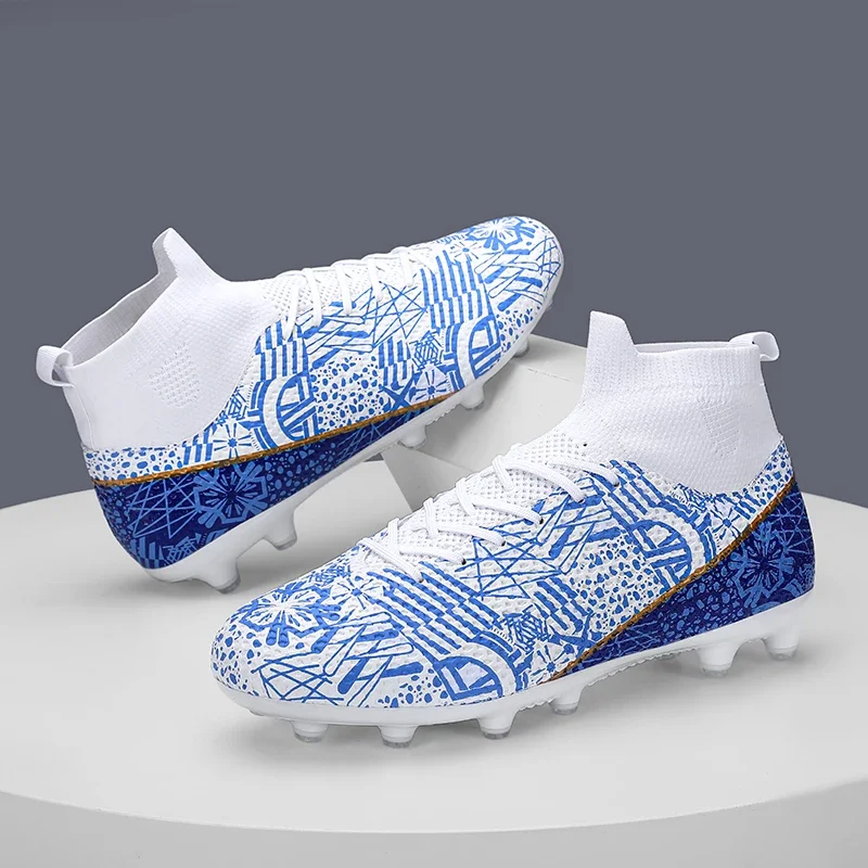 Men FG/TF Football Boots Futsal Professional Unisex Soccer Shoes High Quality Grass Training Sport Non Slip Outdoor Male_voghion.com