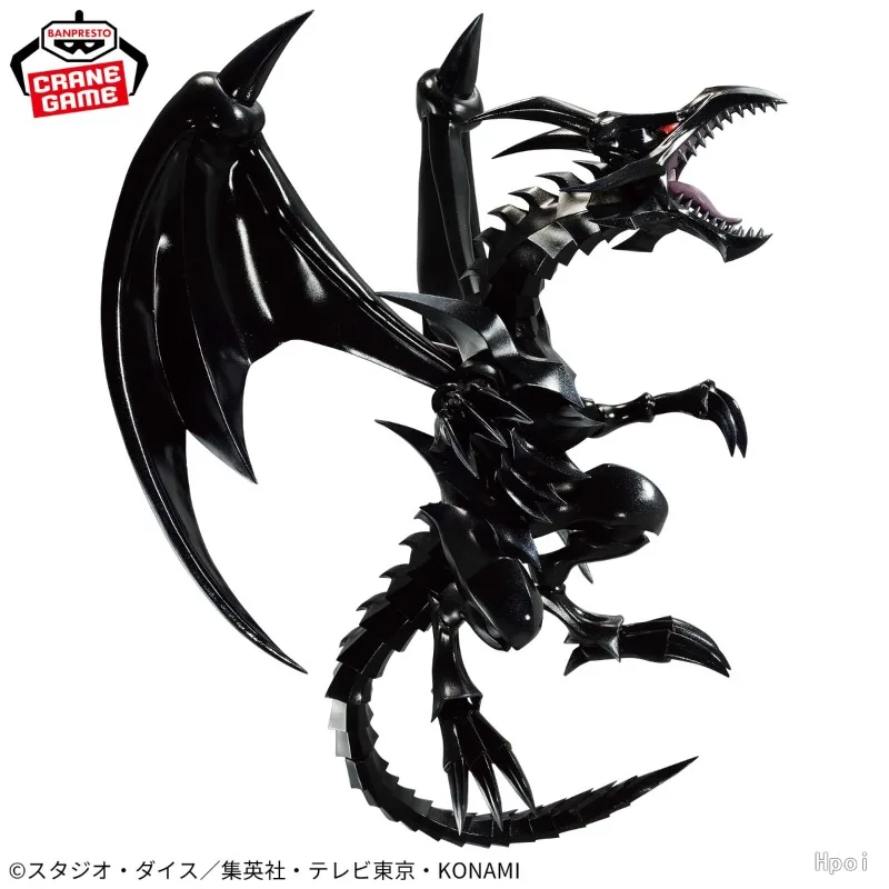 Original BANPRESTO Yu-Gi-Oh! Duel Monsters Black Dragon with Crisis Eyes Anime Figure