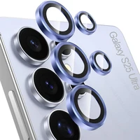 For Samsung Galaxy S25 Ultra Case Individual Metal Ring Camera Lens Protector Glass SamsungS25 S 25 S25 FE Edge S25Ultra S25+ 5G