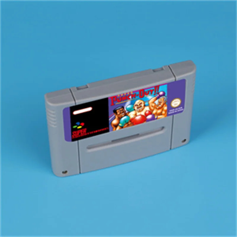 Game Card for Super Punch-Out!! (Battery Save) 16bit game card for EUR PAL version SNES video game console