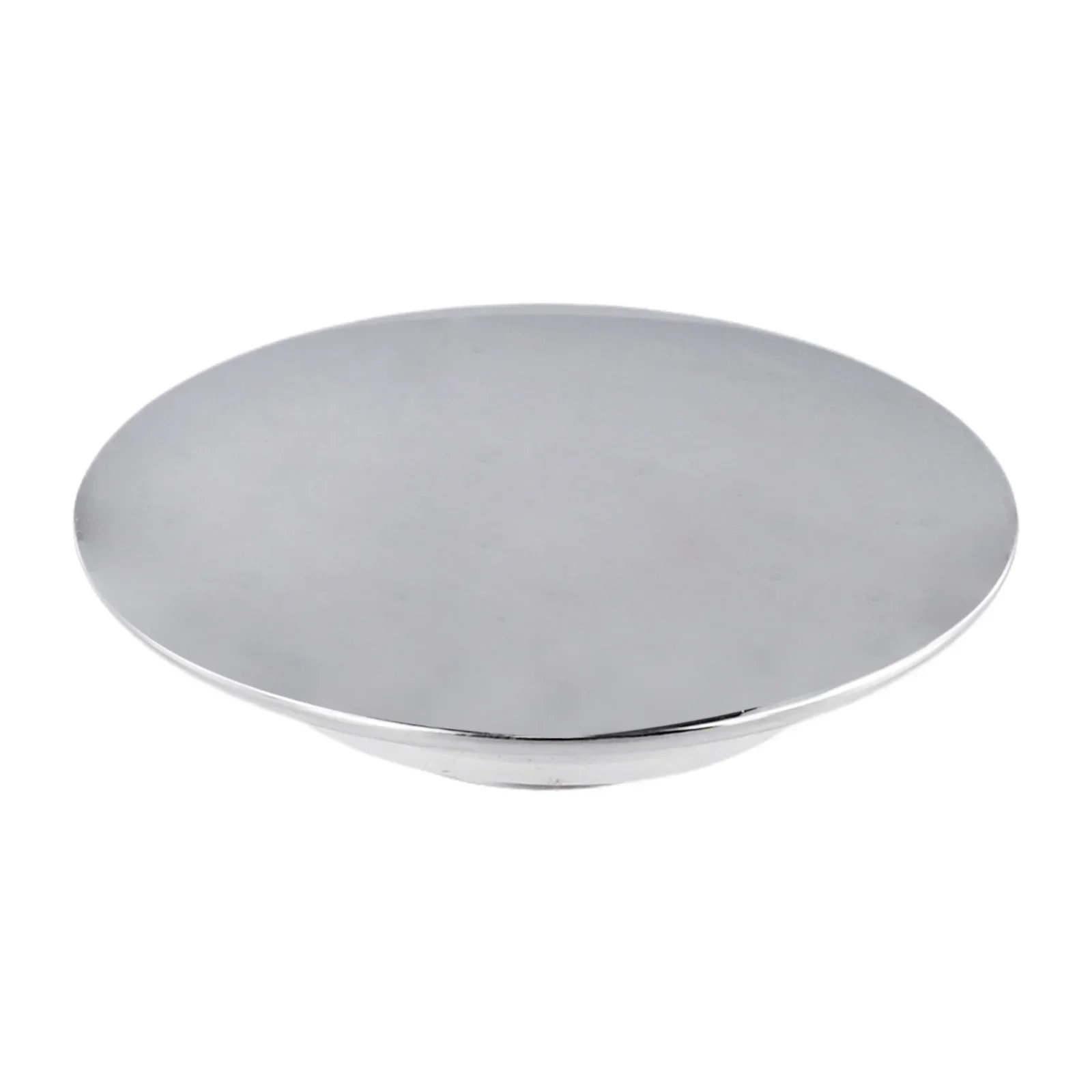 Top Sink Plug 6.6cm Pop-Up Push Button Silver Chrome Accessories Basin Brass Chrome Finish