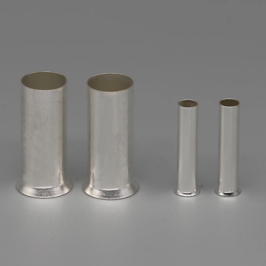 Capicorda Per Condotti In Rame Capicorda Di Potenza 50 Mm2 AUPROTEC 10x Connettore A Forcella 4-6 Mm&sup2; Foro M5 SNB Capicorda Nudi Connettori A Forchetta Rame Stagnato Non Isolato Terminali Crimp Per