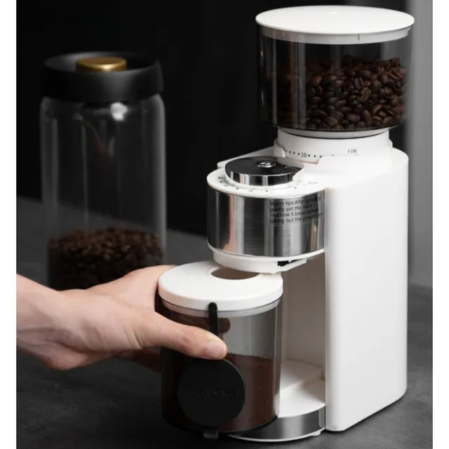 Portable electric coffee bean grinder Fully automatic coffee bean grinder for home use Adjustable grinding fineness 2