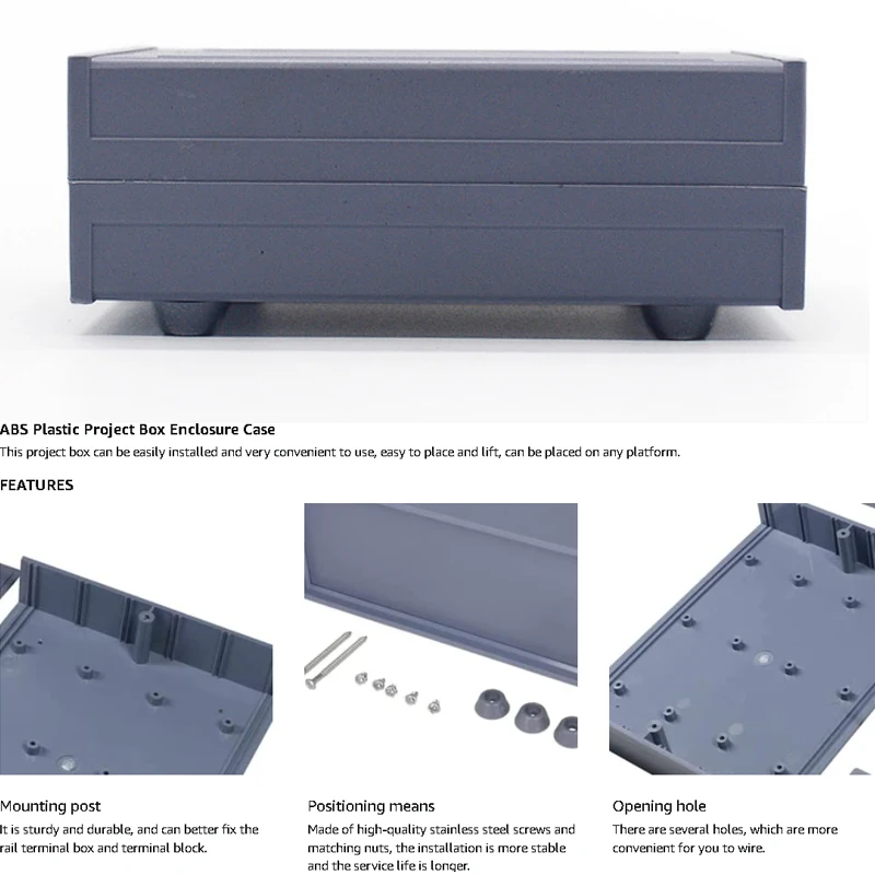 Generic Abs Plastic Modular Housing Power Supply Project Box Industrial