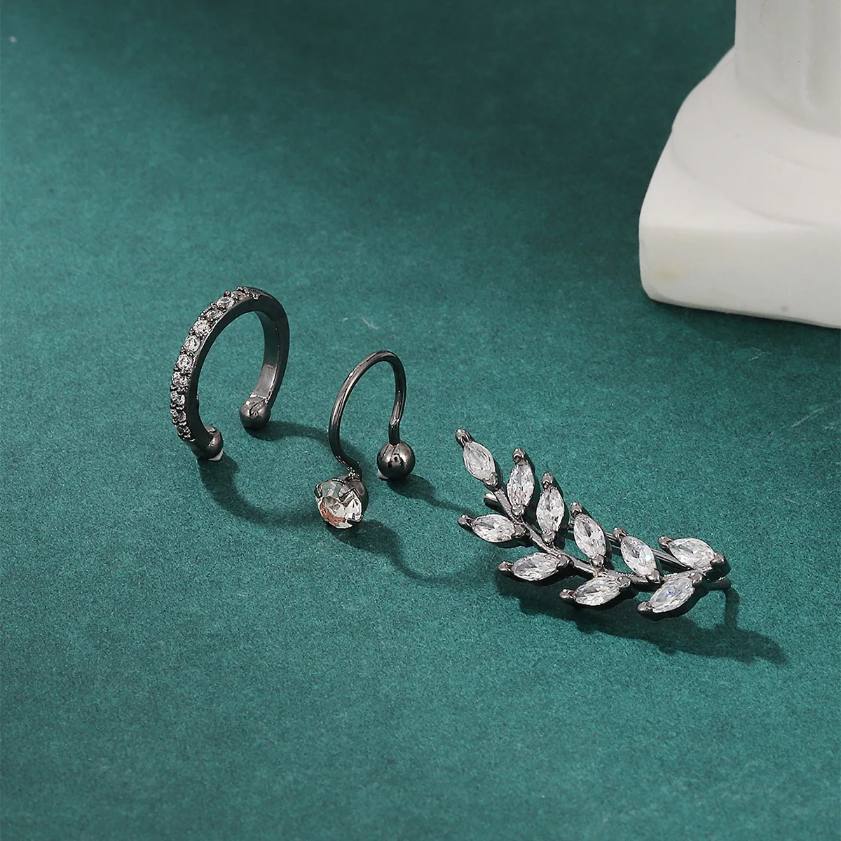 Czeski Piercing delikatny kryształ cyrkon kolczyki do uszu klipsy dla kobiet dziewczyna modne kolczyki biżuteria Bijoux