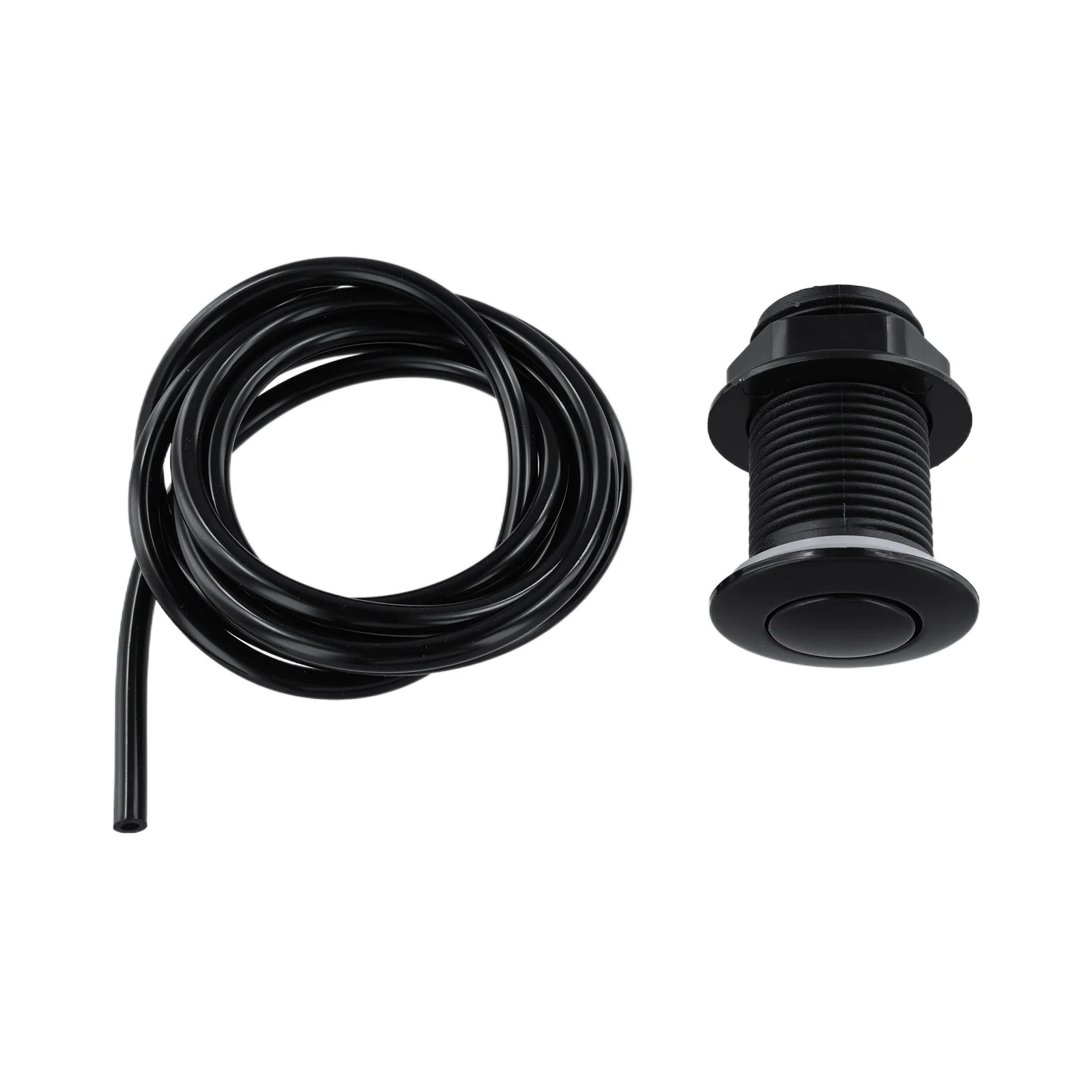 Switch Push Button Cover 1.5m Hose ABS Food Waste Disposer Air Switch Button Pneumatic Massage Bathtub Start food waste disposer switch