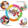 1.2M Portable Baby Ball Pool with Basket Foldable Children's Play Tent Cartoon Ball Pit Pool In/Outdoor Sports Educational Toy 2